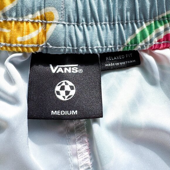 Vans Primary Print Elastic Boardshorts Blue Men's Size M - Picture 7 of 9